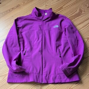 The North Face Purple Softshell Jacket